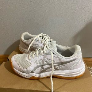 New Asics Shoes Orange And White Size 7 1/2